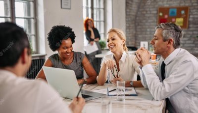 Joyful Business Meeting